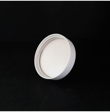 Lock glasburk 25 ml Vitt