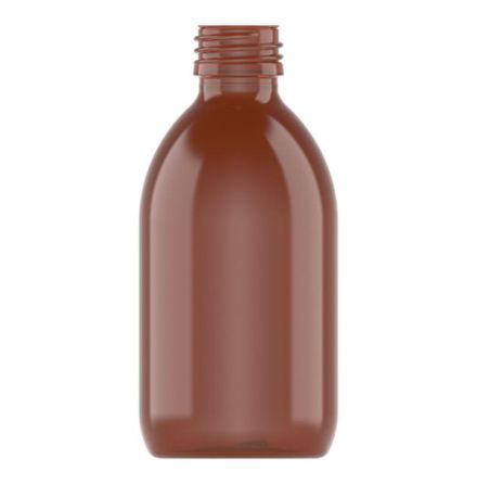 PET-flaska brun 250 ml sirop