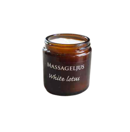 Massageljus White Lotus 130 g