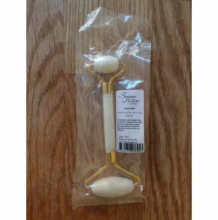 Jade facial roller white