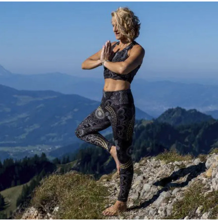 Yoga Leggings Maui Svart/natur